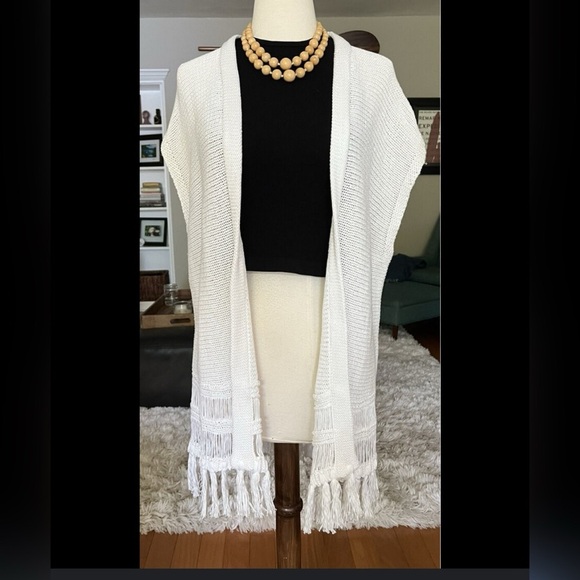 Lilly Pulitzer Bedford 23748 Resort White Open Front Cardigan Cover-up XXS/XS - Picture 5 of 5